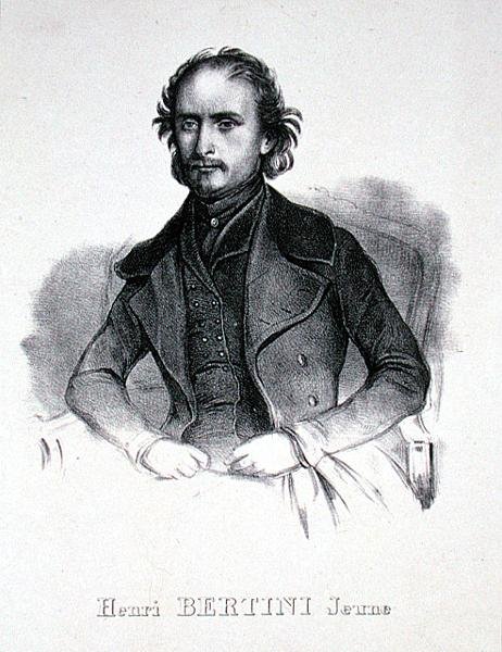 アンリ・ベルティーニ（1798-1876）（リトグラフ） 作： フランス語学校