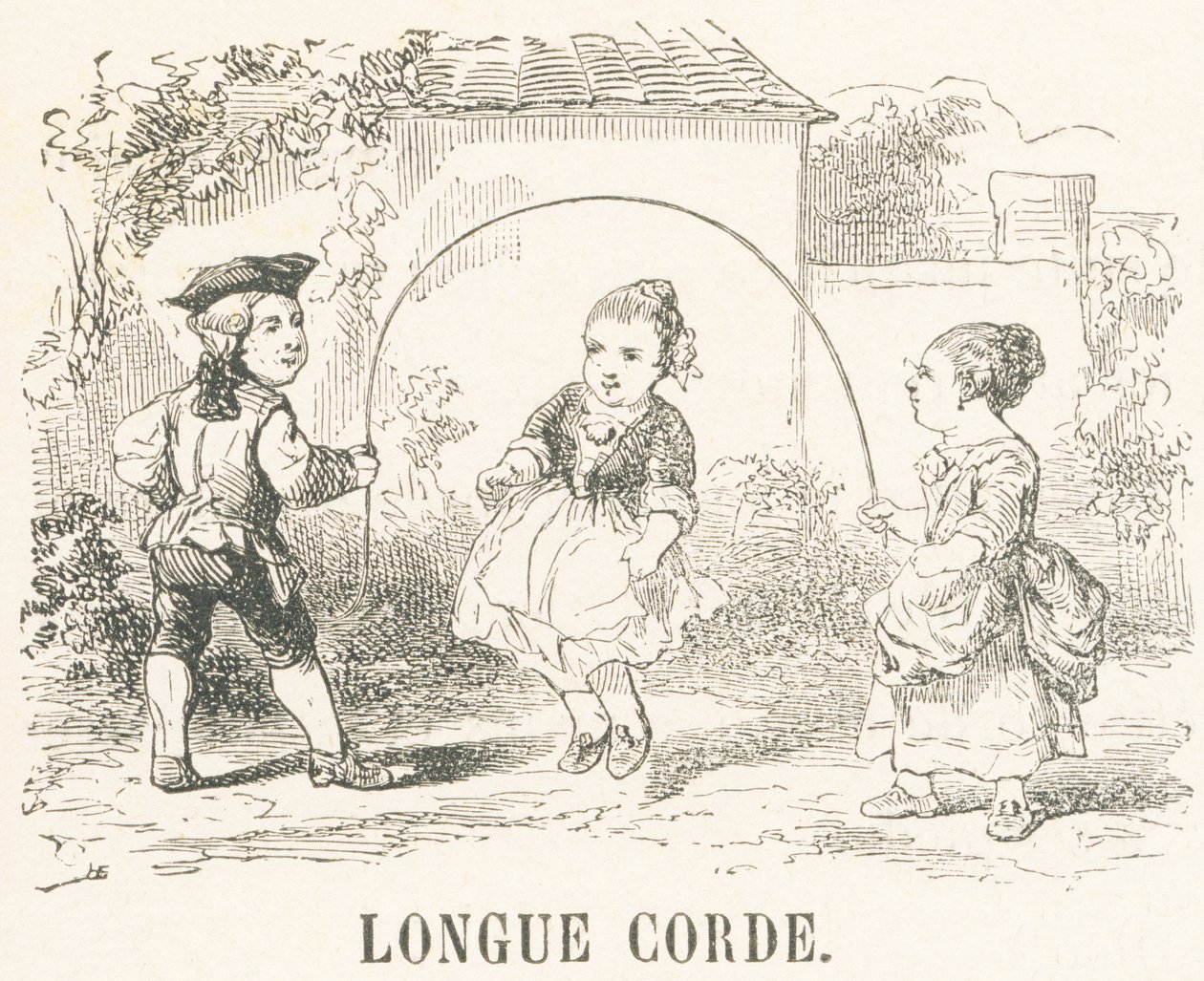 L：長いロープ 作： フランス語学校