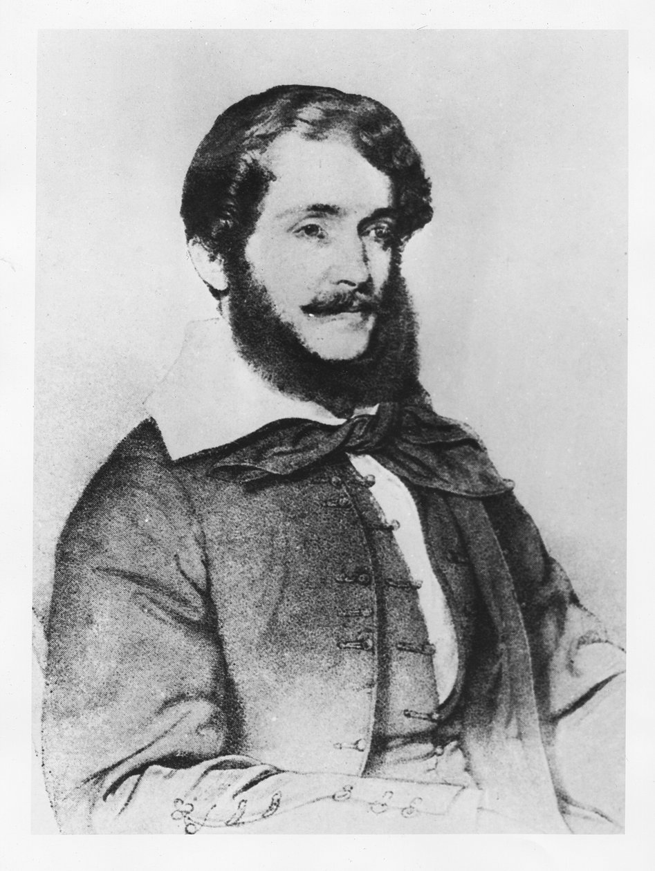 Lajos Kossuth (litho) 作： フランス語学校