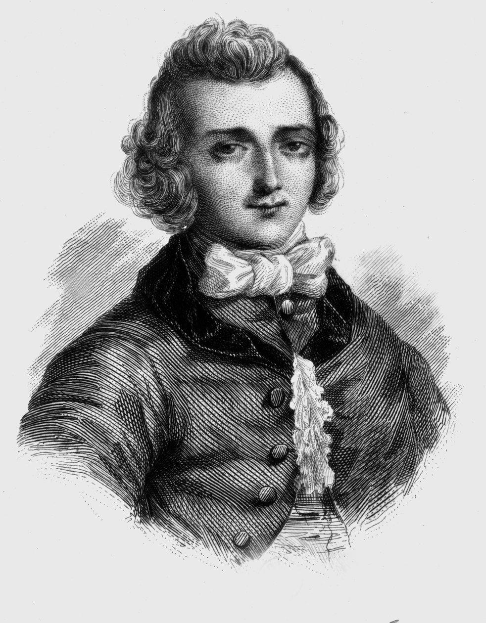 ルイ・ド・ジョクール（1704-1779）（エングレーヴィング） 作： フランス語学校