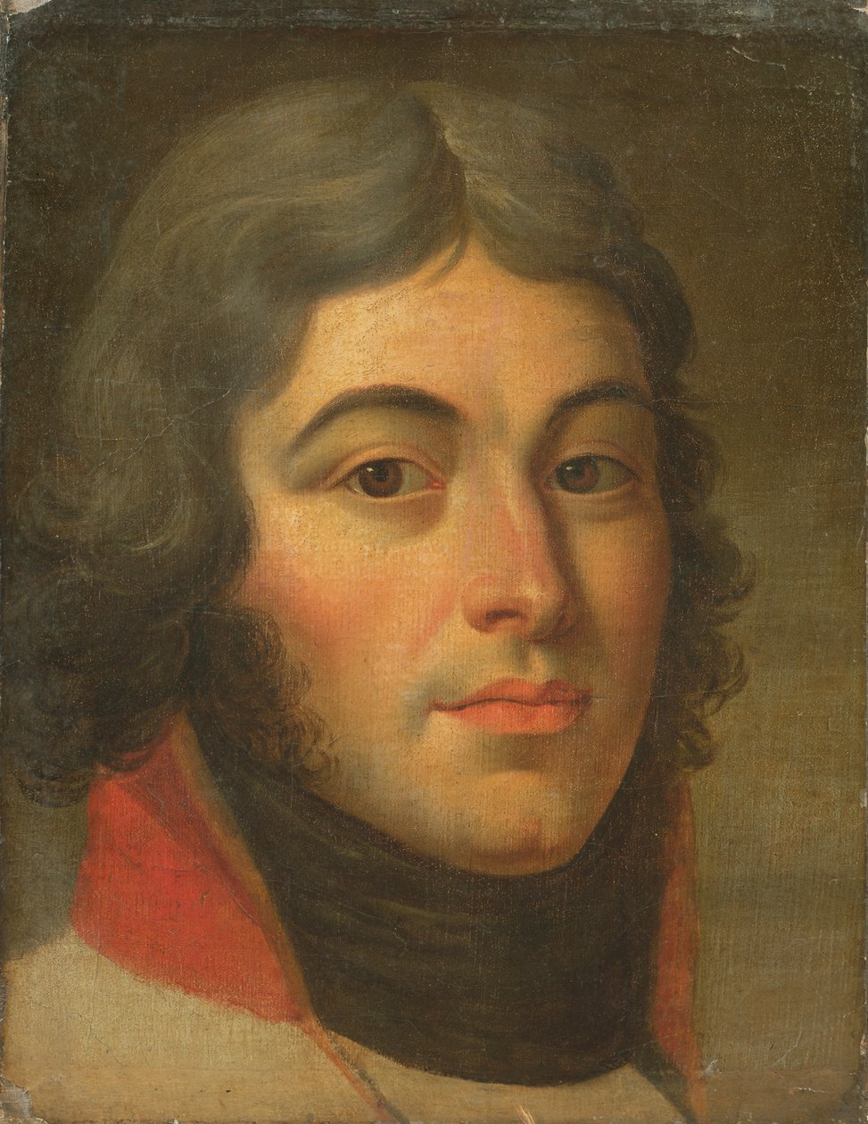 ルイ・ラザール・オッシュ将軍の肖像（1768-97） 作： フランス語学校