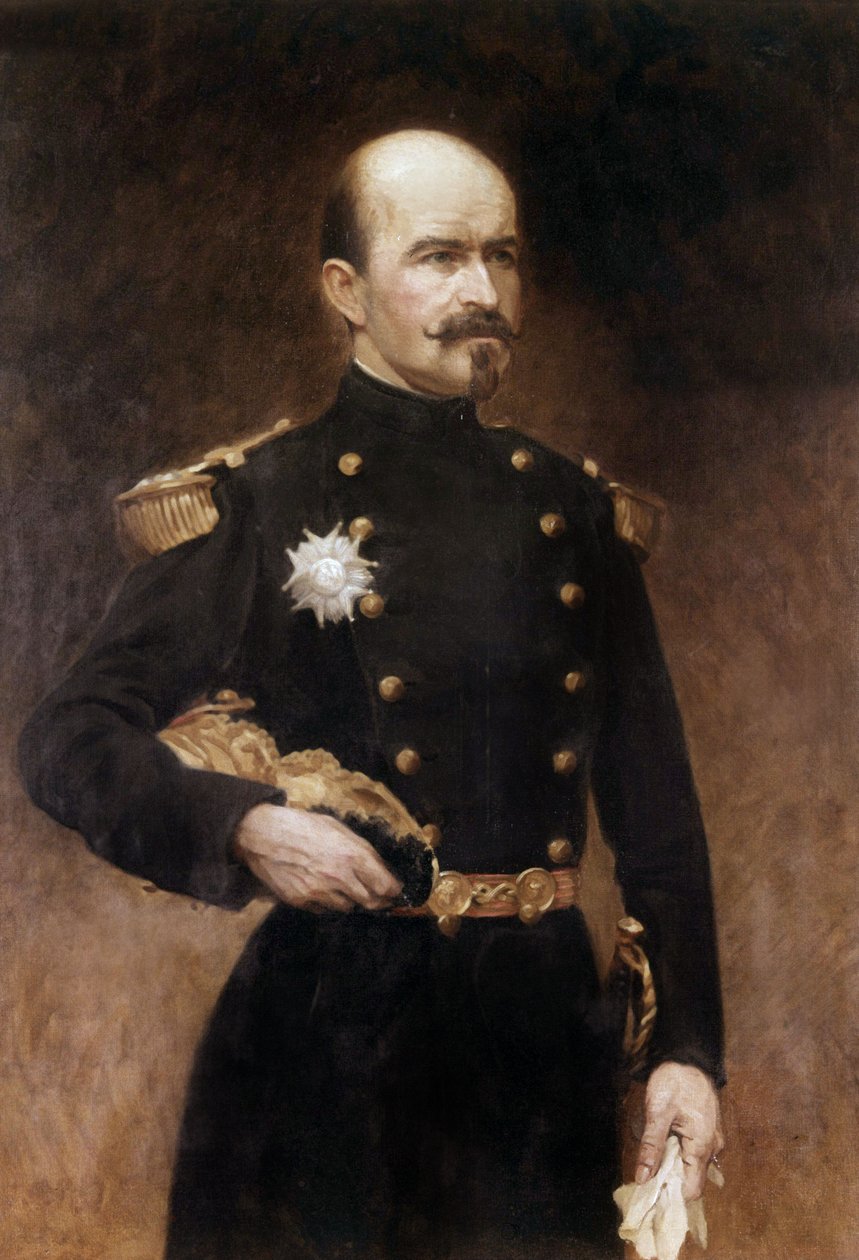ルイ・ジュール・トロシュ将軍の肖像 作： フランス語学校
