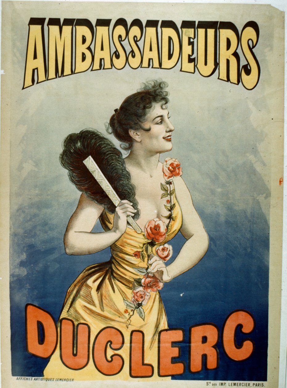 Les Ambassadeursでポスター広告Duclerc 作： フランス語学校
