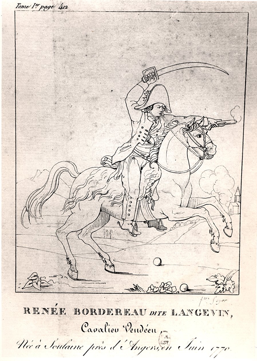 ランジュバン（1770-1828）と呼ばれるレニー国境 作： フランス語学校