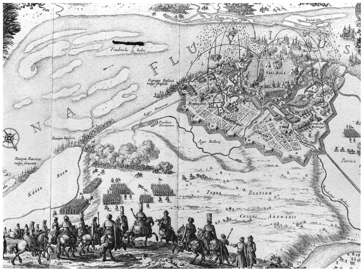 ロシア軍がリガを包囲 作： フランス語学校