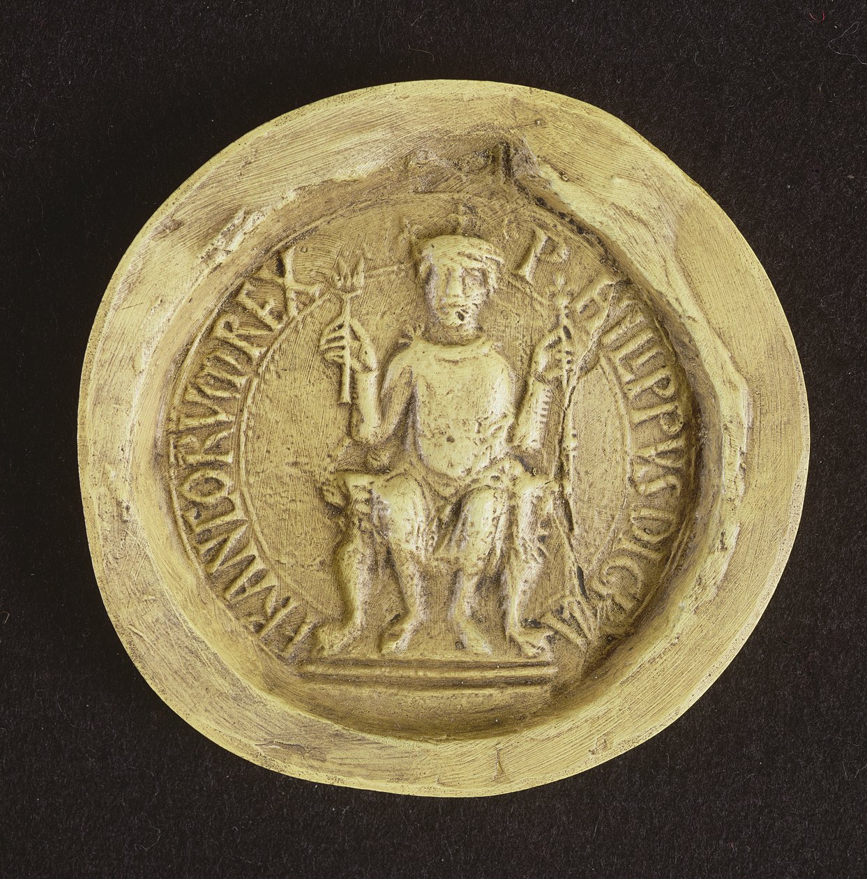 フィリップのシールI（1052-1108）1082（ワックス） 作： フランス語学校