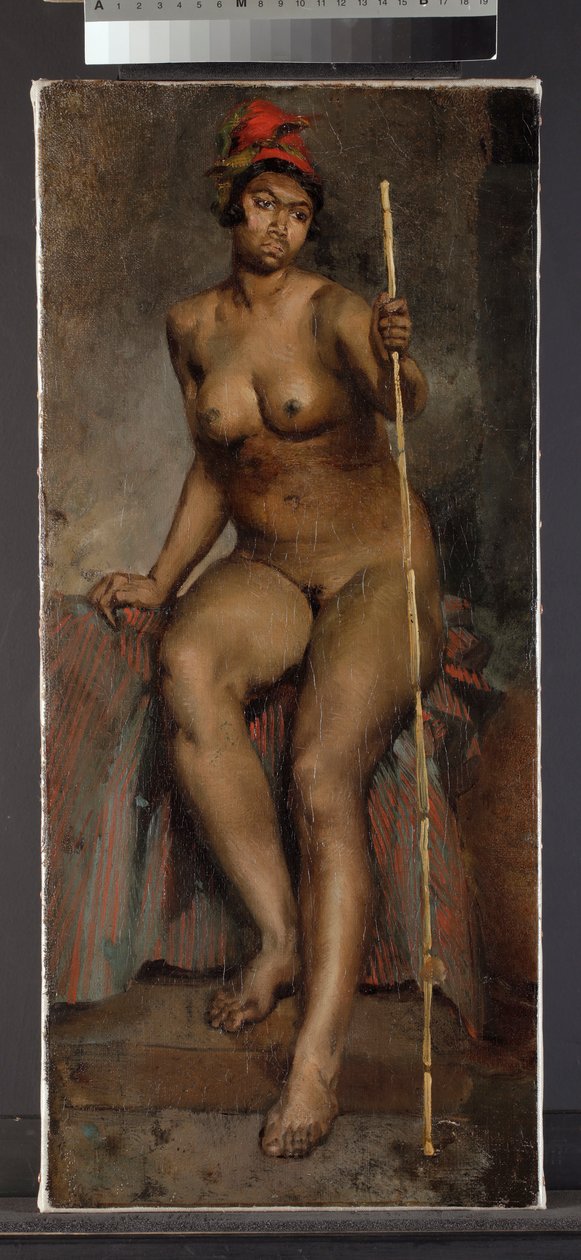 ムラートの女性の研究、1820-25 作： フランス語学校