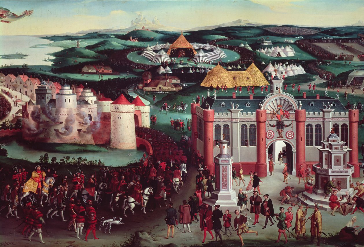 金の布のフィールド、1520年6月7日（中央の詳細） 作： フリードリヒ・ブーテルヴェック