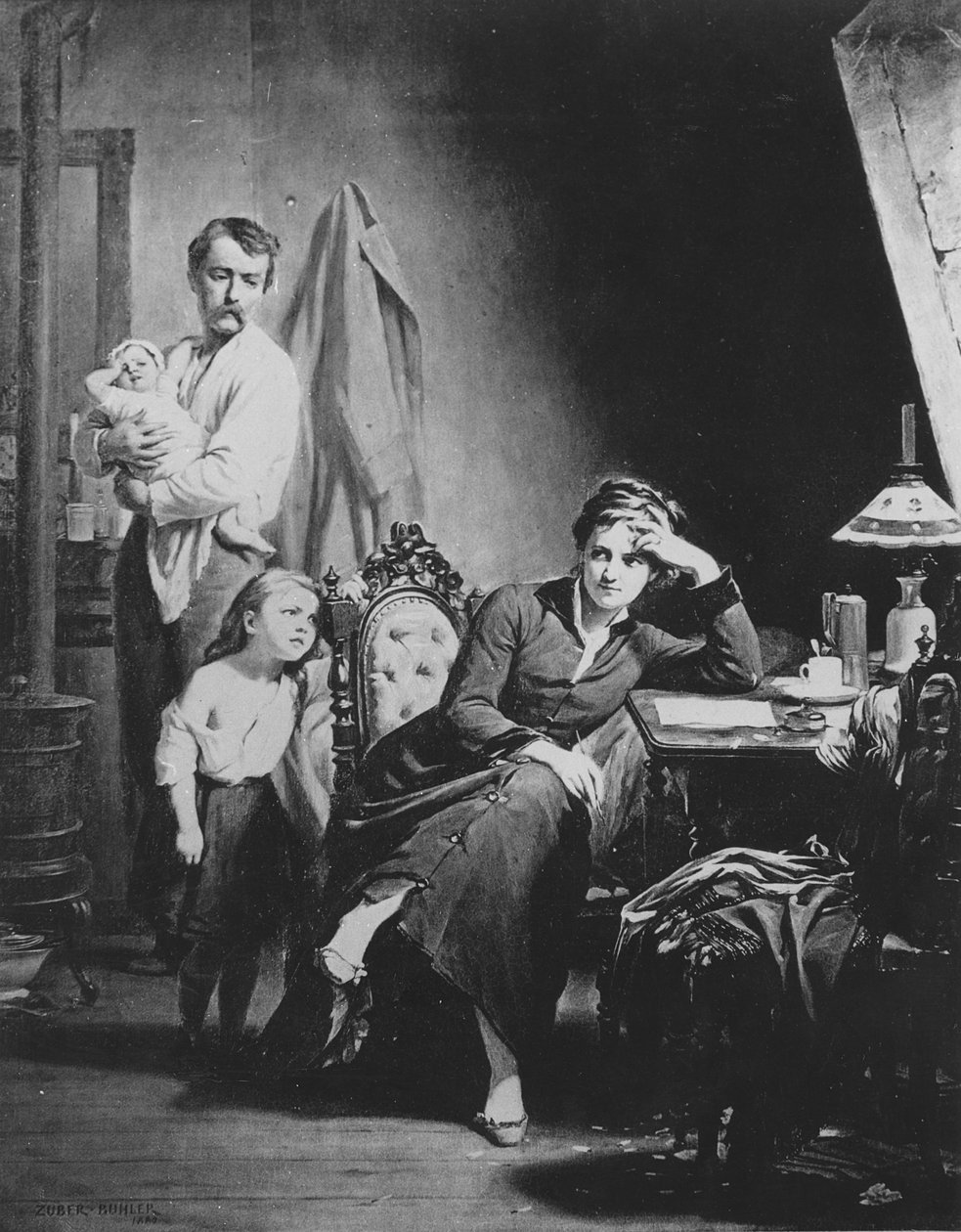 女性の解放、1880 作： フリッツ・ズーバー・ビューラー