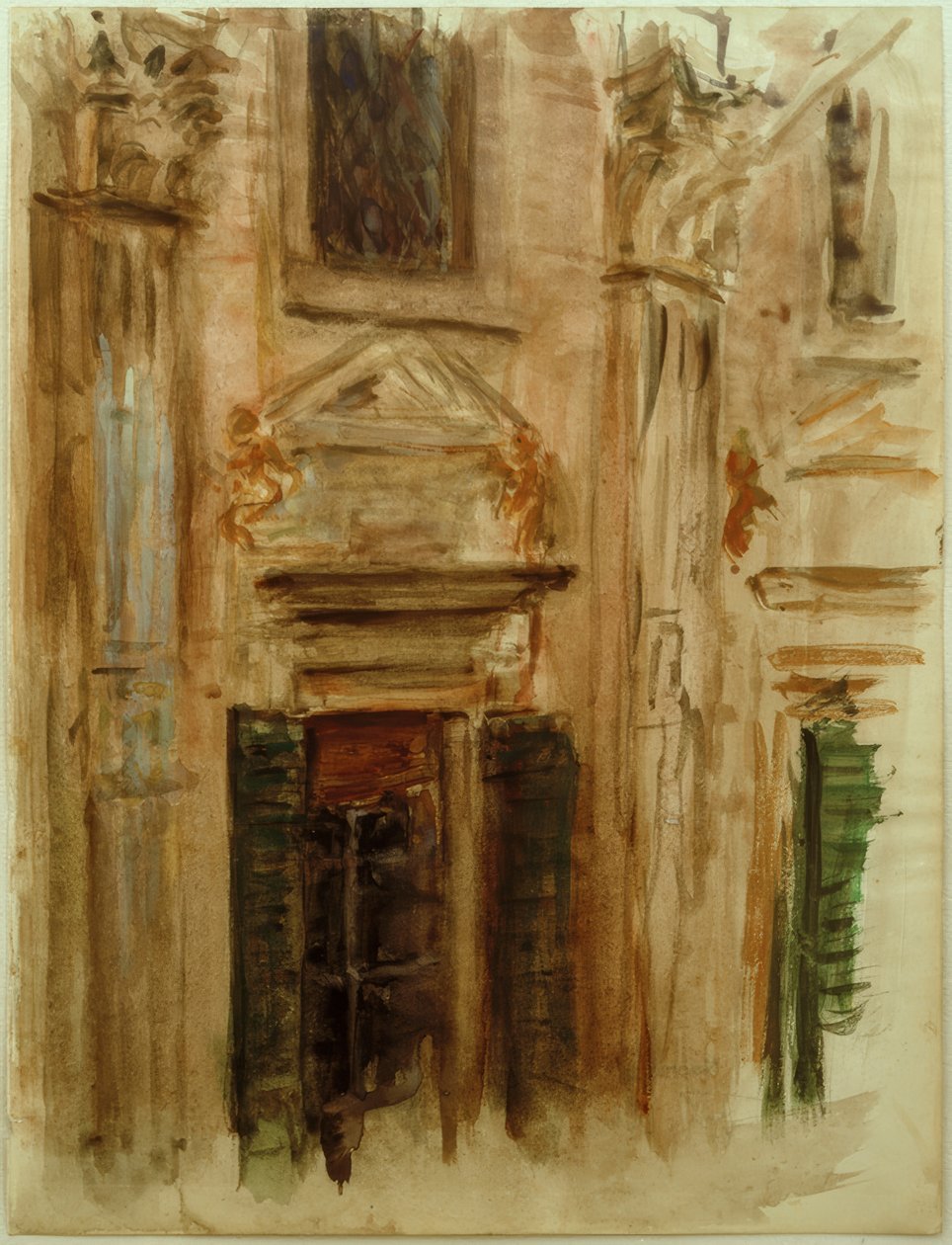 Architekturstudie 作： フリッツ・フォン・ウーデ