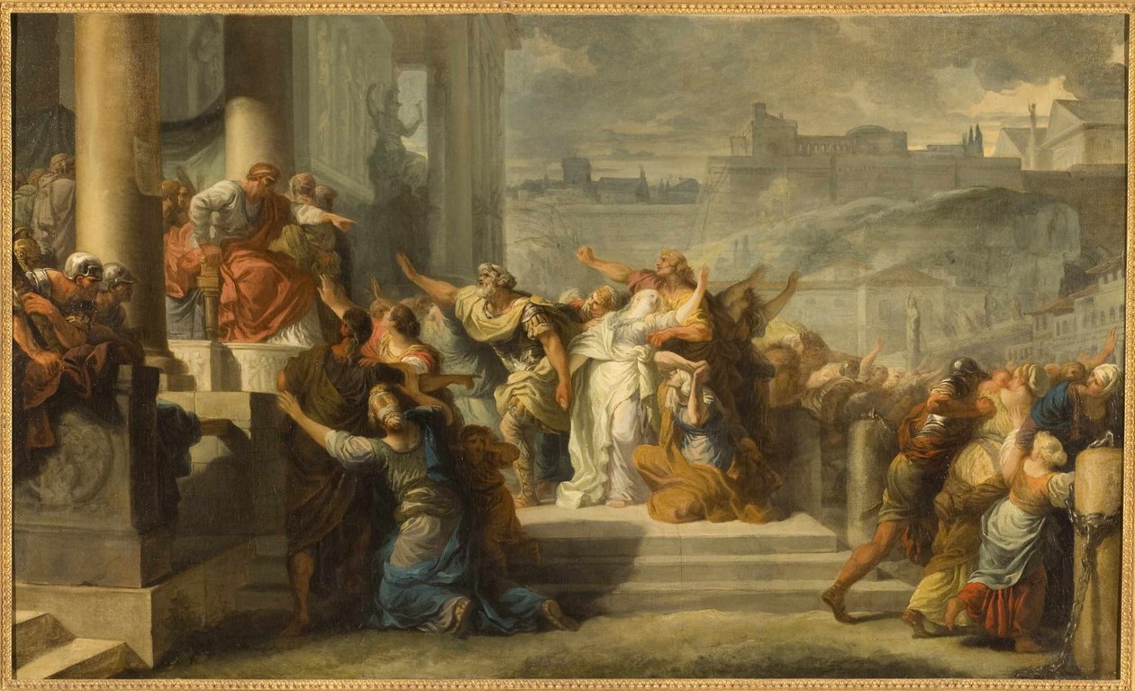 バージニーの死、1759年。 作： ガブリエル・フランソワ・ドイエン