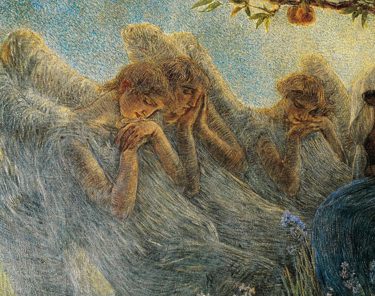 Angels, detail from The Maternity 作： ガエターノ・プレヴィアーティ