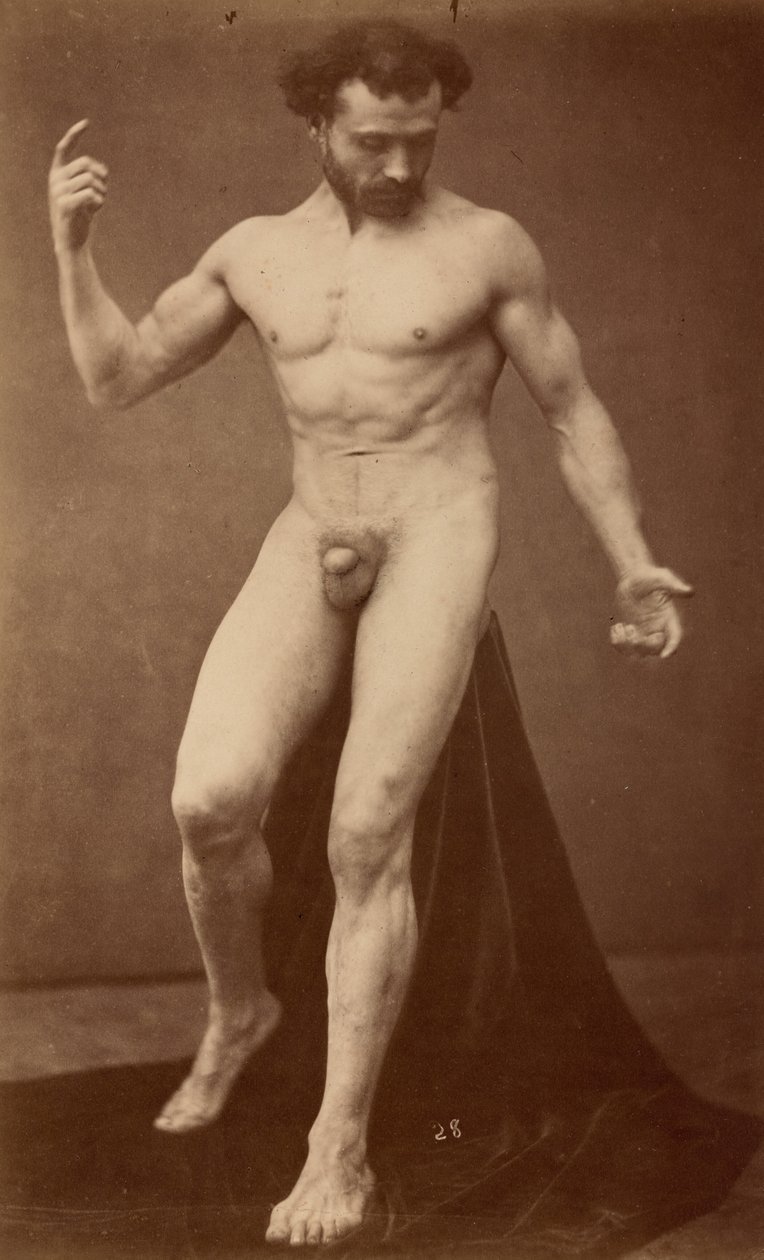 ヌードの習作、1870年代（写真） 作： ガウデンツィオ マルコーニ