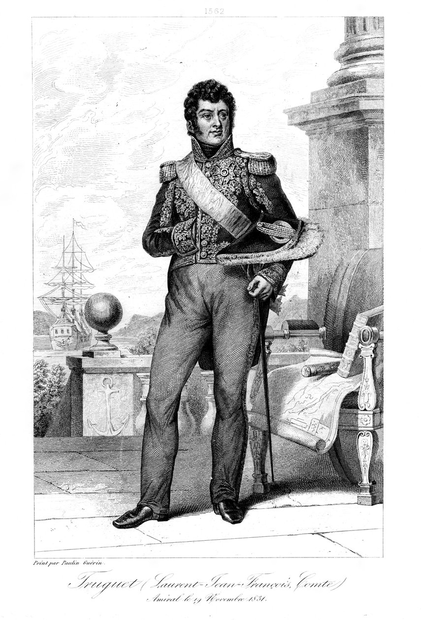 Laurent Jean Francois Truguet 1765-1831、フランス海軍大将、1839年。 作： ガイユ