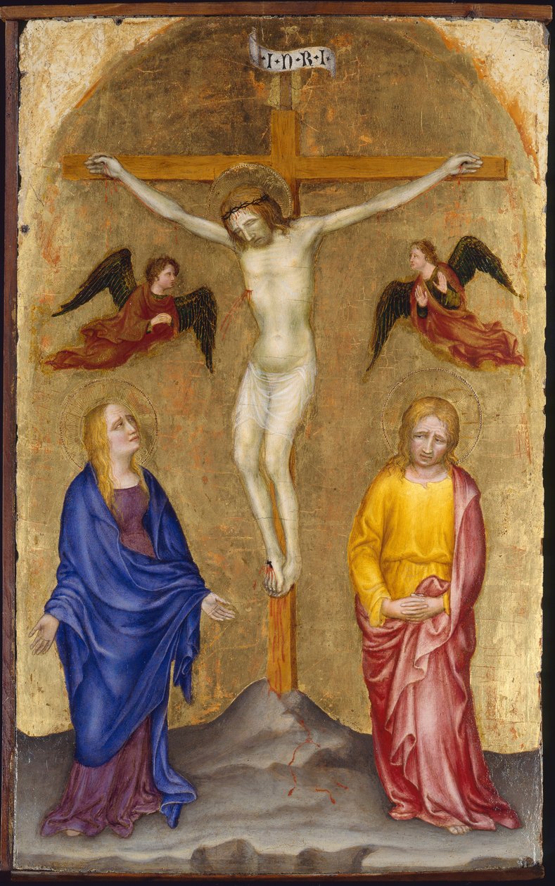 はりつけ、1408年頃 作： ジェンティーレ・ダ・ファブリアーノ