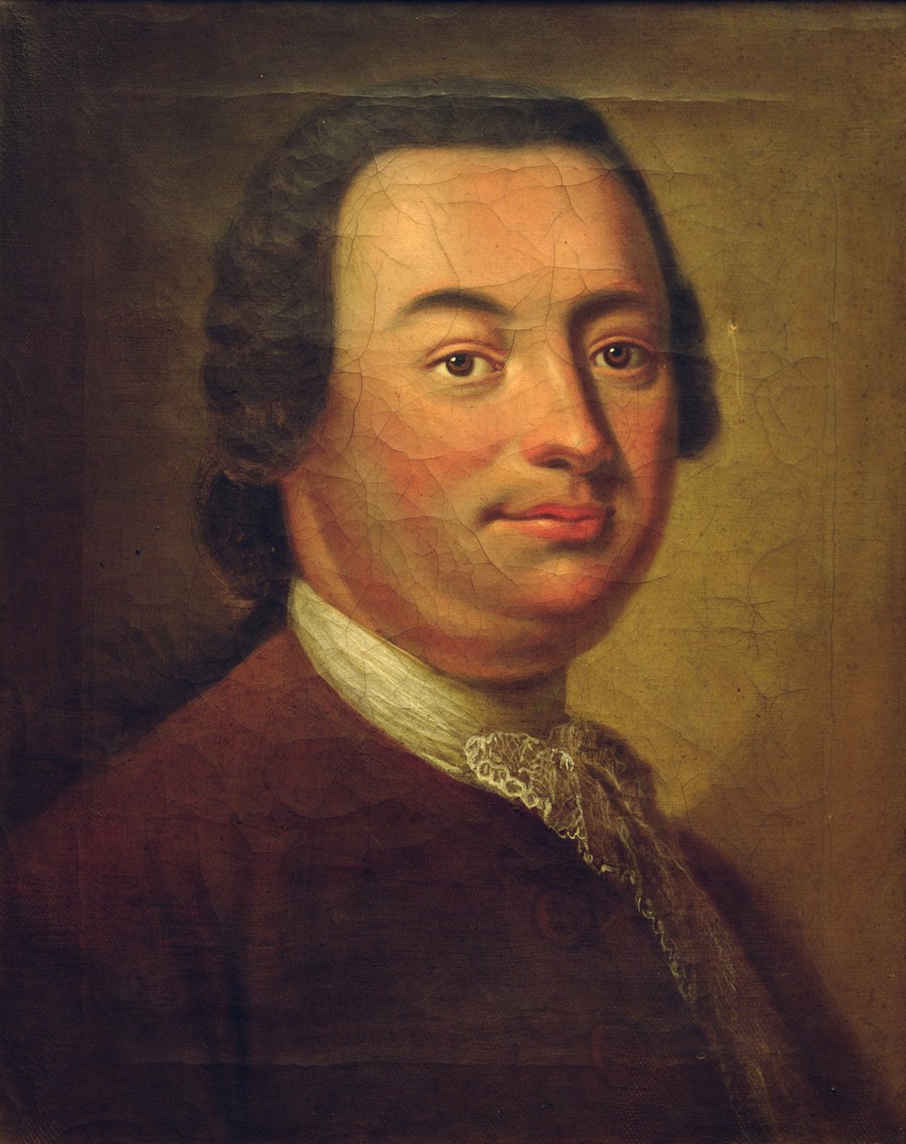 男の肖像、1774 作： ジョージ・デヴィッド・マシュー