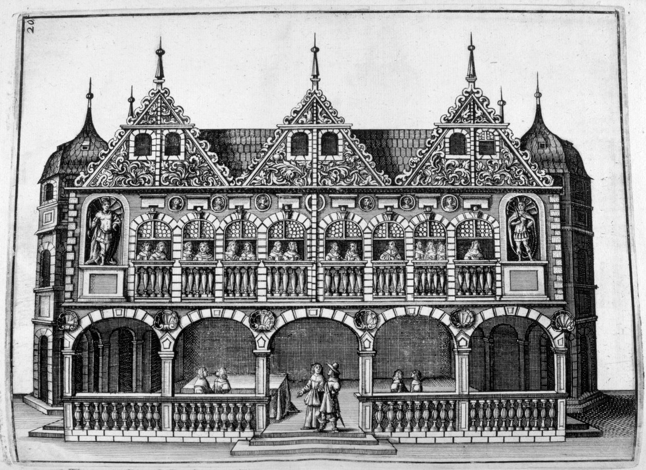 シャトーデザイン、1664年 作： ジョージ・アンドレアス・ボックラー
