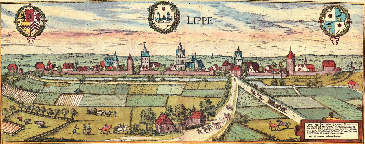 ドイツ、リッペ 作： ゲオルクとホーゲンベルク フランツ (1535-90) ブラウン