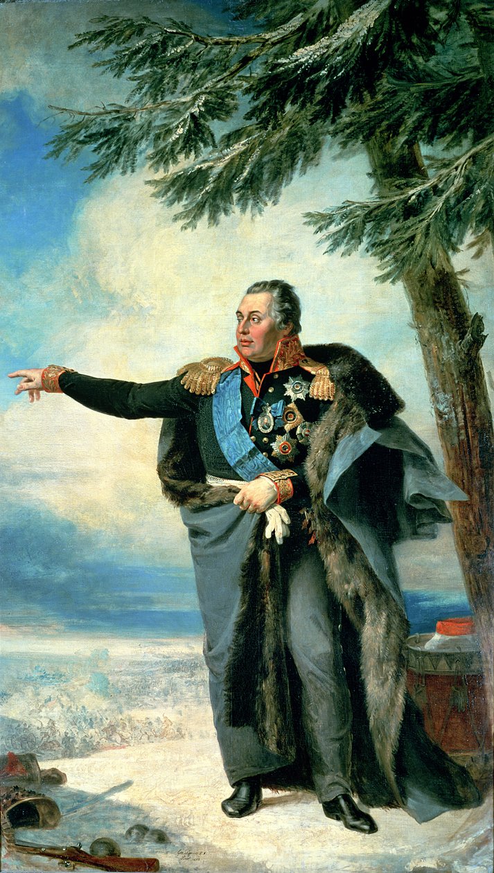 ミハエル・イラリオノビッチ・ゴレニヒトチェフ・クトゥーゾフ（1745-1813）スモレンスク王子、1829 作： ジョージ・ドー