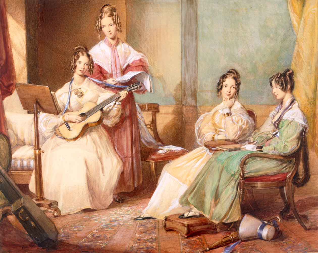 サムナー大司教の4人の娘、1833 作： ジョージ・リッチモンド