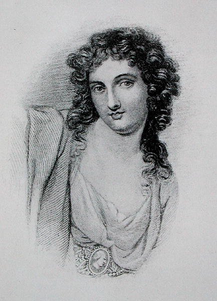 レディ・ハミルトン（c.1765-1815）（エングレーヴィング） 作： ジョージ（後）ロムニー
