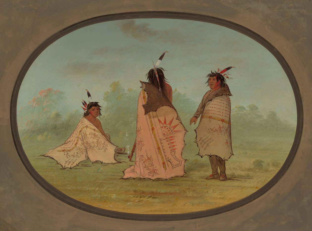 3 人の黒人男性、18551869。 作： ジョージ・カトリン