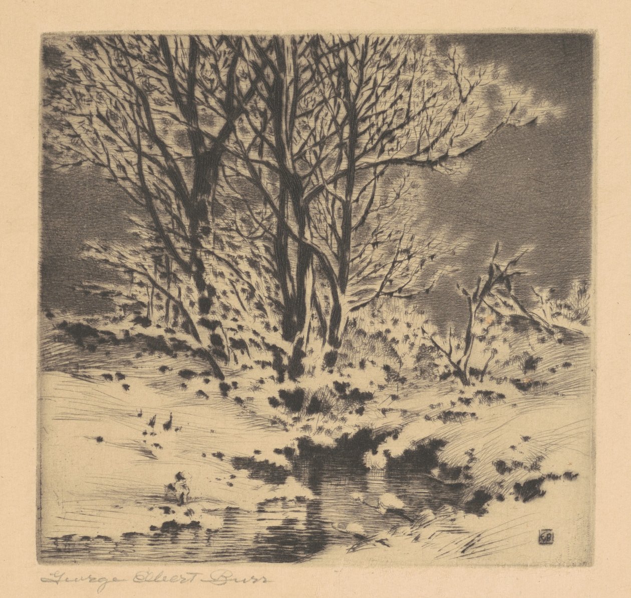 初雪（1号） 作： ジョージ・エルバート・バー