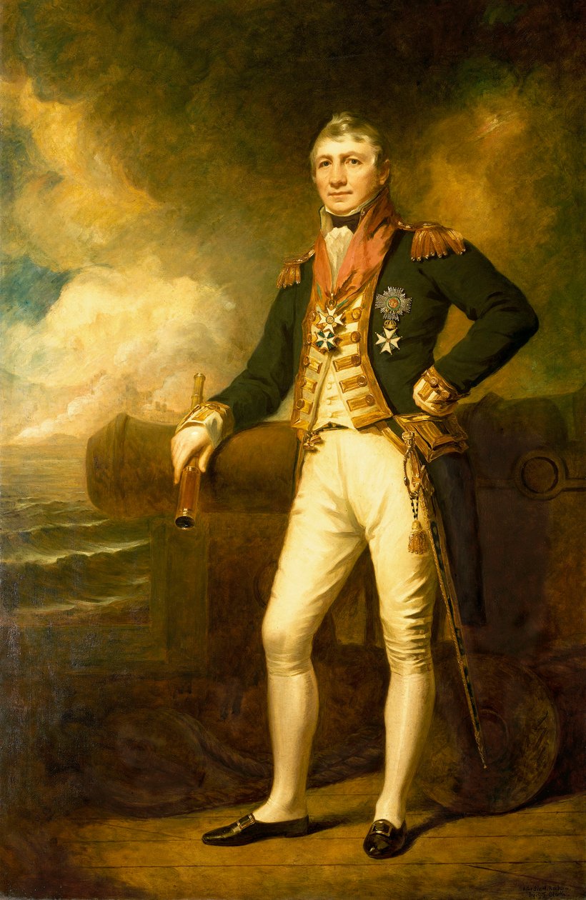 デイヴィッド・ミルン提督（1763-1845） 作： ジョージ・フレデリック・クラーク