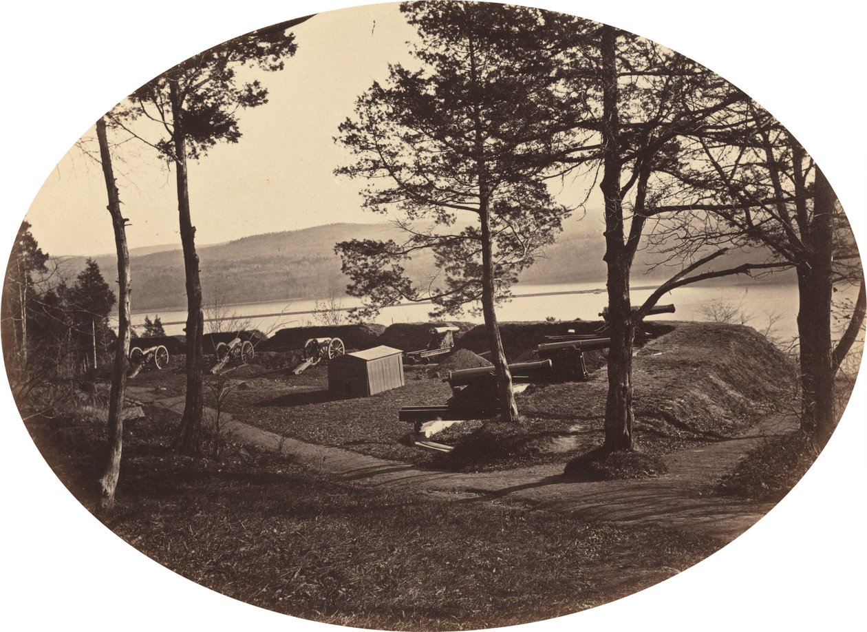 ノックス砲台（1870年頃1870年（写真） 作： ジョージ・ケンドール・ウォーレン