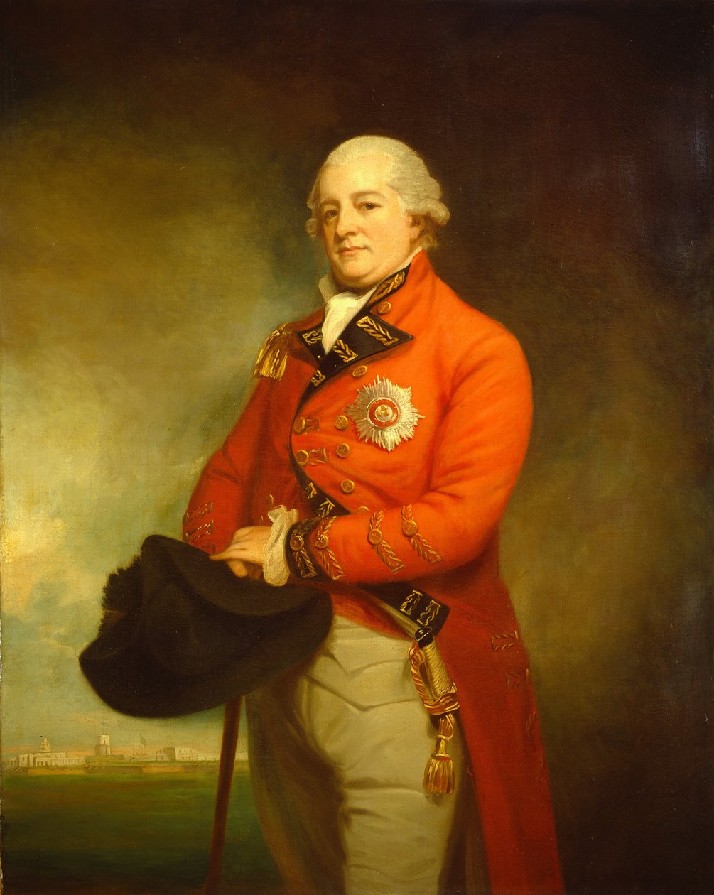 アーキバルド・キャンベル少将、1790～1792年。 作： ジョージ・ロムニー