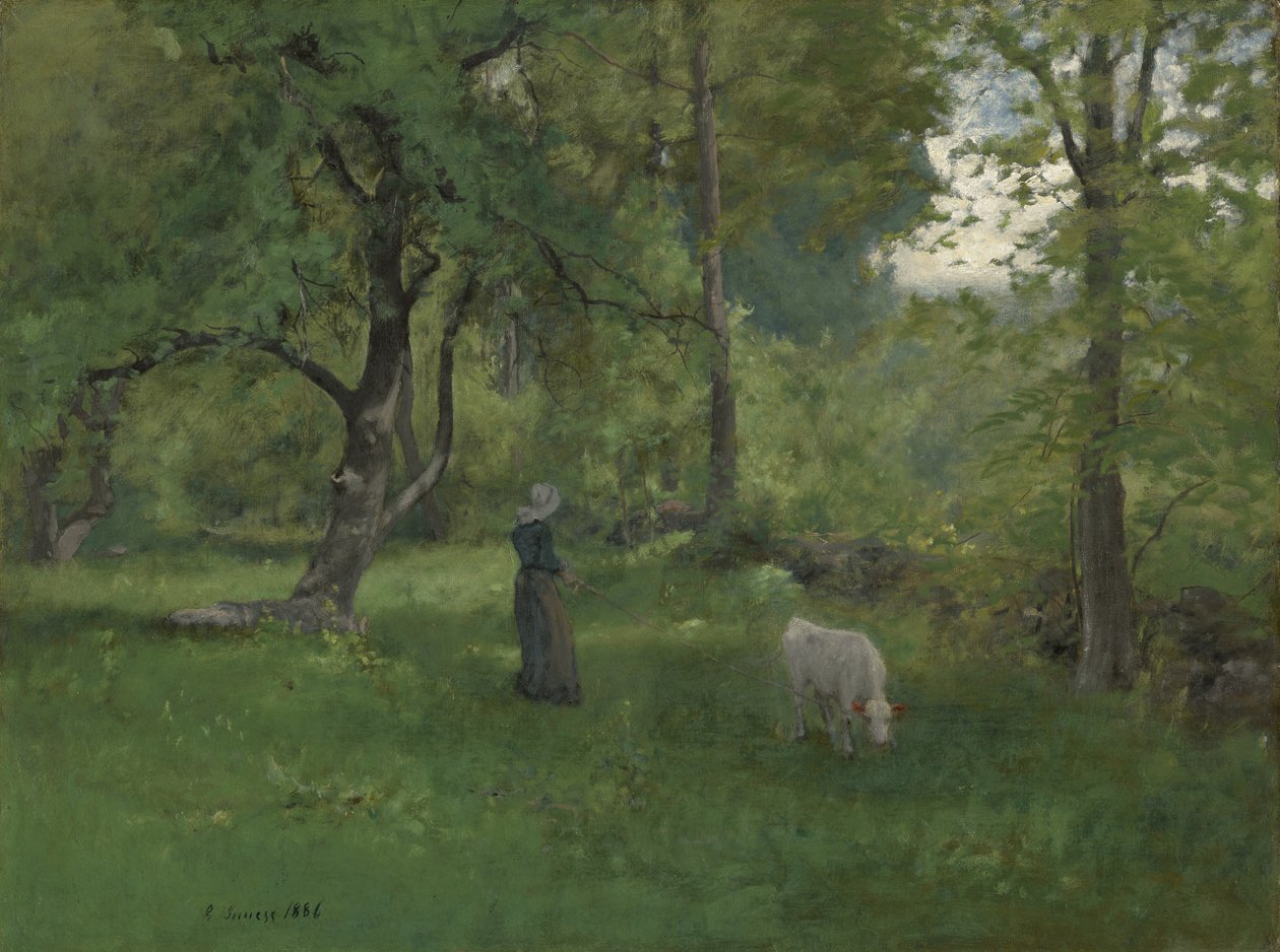 緑の風景、1886 作： ジョージ・シニアインネス