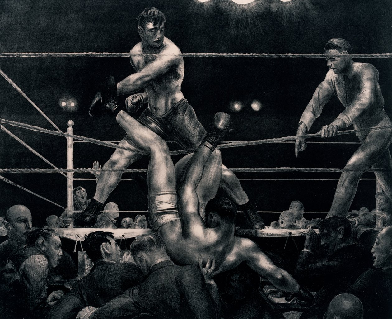 デンプシーとフィルポ、1923年から24年 作： ジョージウェスリーベローズ