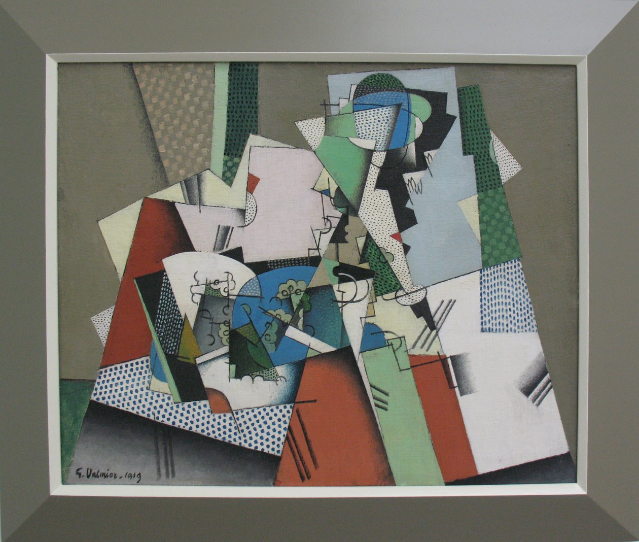 幾何学的な静物画InGerman：幾何学的形状の静物画InNederlands：幾何学的な形の静止画In：フランセース：Nature morte geometrique In 作： ジョルジュ・ヴァルミエ