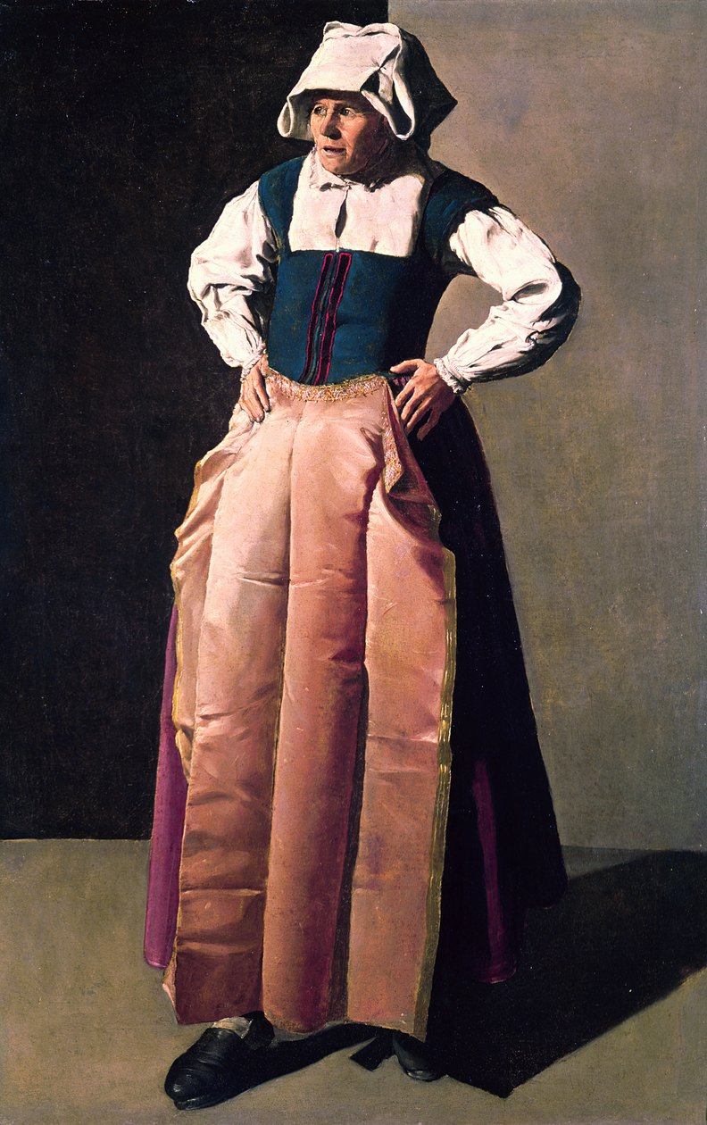 歳の女性、1618-19年頃 作： ジョルジュ・ド・ラ・トゥール