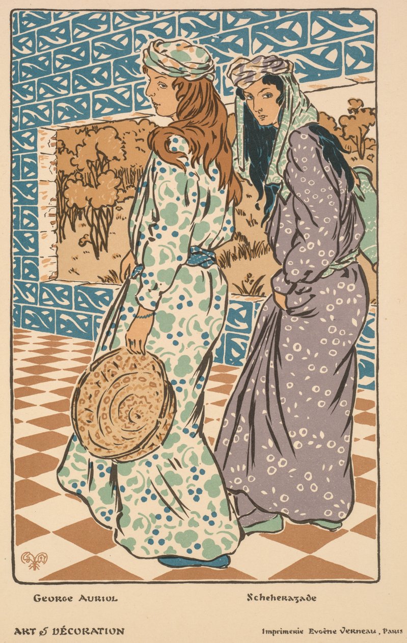 シェヘラザード、1901年。 作： ジョルジュ・オリオール