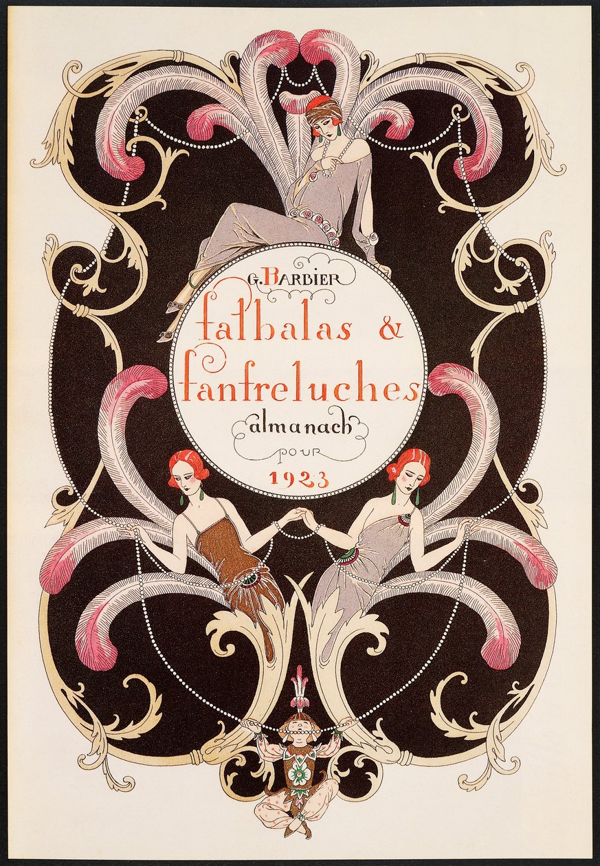Falbalas et Franfreluches、ファッション年鑑 作： ジョルジュ・バーバー
