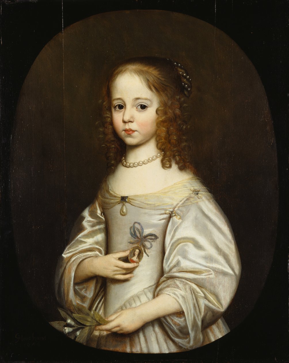 マリア・フォン・オラニエン・ナッサウ王女（1642年-1688年） 作： ジェラールファンホントホルスト