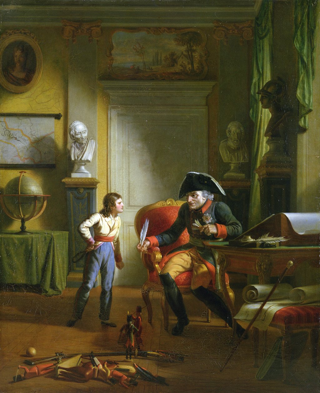 フレデリック2世と彼の甥のフレデリックウィリアム3世、1814年 作： ドイツ語学校