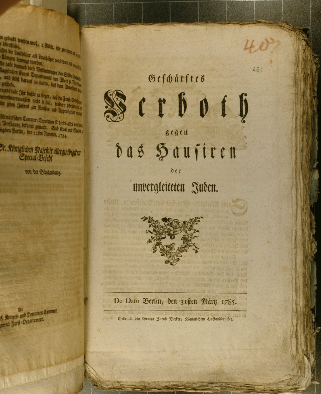 1776年からの手順のコード（印刷） 作： ドイツ語学校