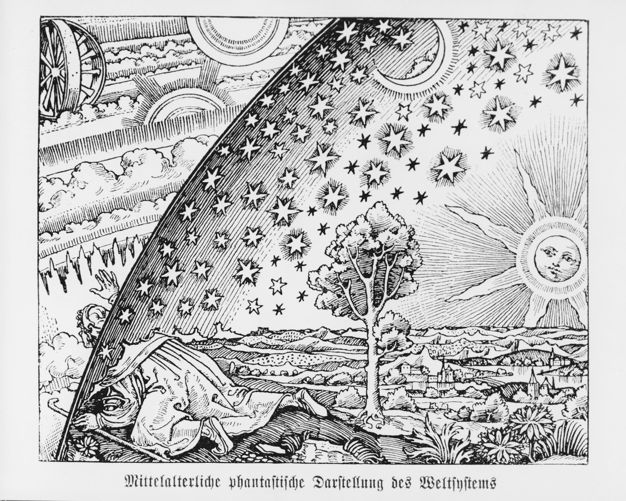 太陽系の幻想的な描写 作： ドイツ語学校