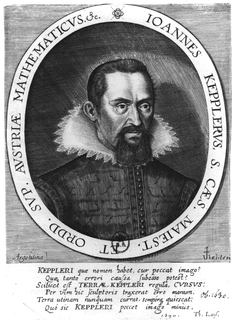 ヨハネス・ケプラー（1571-1630）1590 作： ドイツ語学校