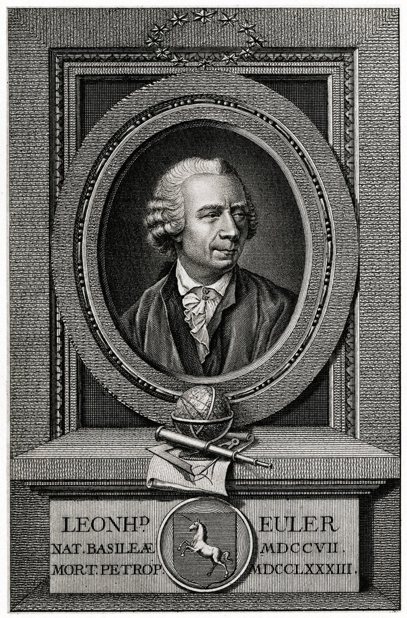 Leonhard Euler (レオンハルト・オイラー) 作： ドイツ語学校