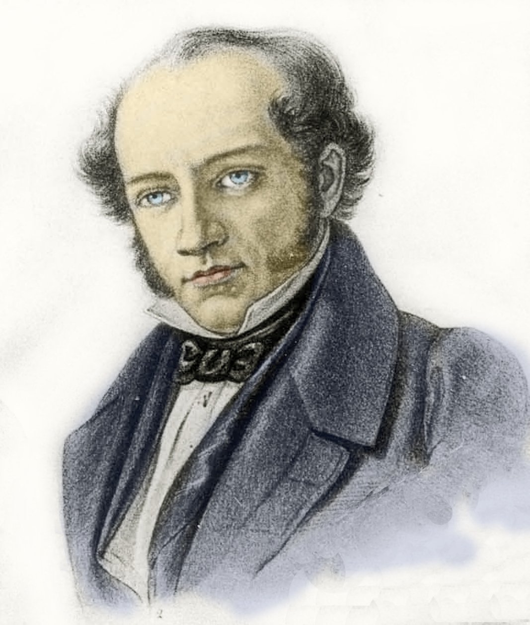 ジェイコブグリムの肖像、1837年 作： ドイツ語学校