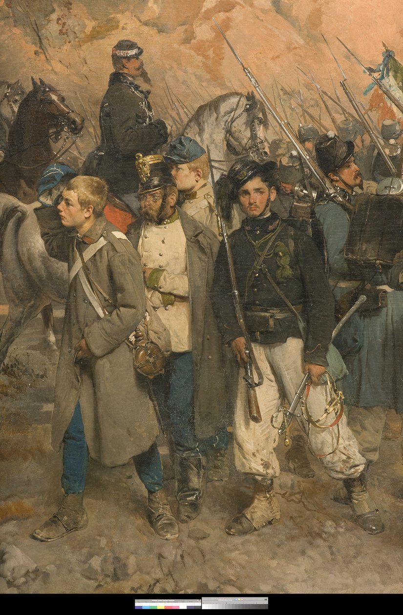 パレストロの陥落、1859 年 5 月 30 日 作： ジェロラモ・インドゥーノ