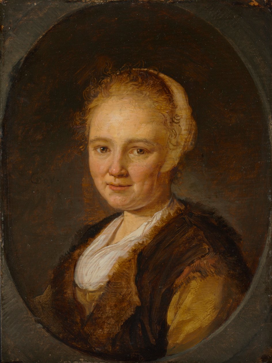 若い女性、1640年。 作： ゲリット・ドゥ