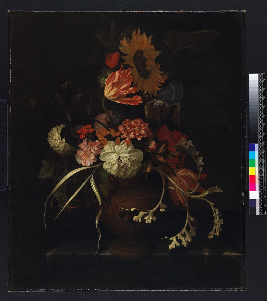 花の静物（キャンバスに油彩） 作： Gerrit Pietersz