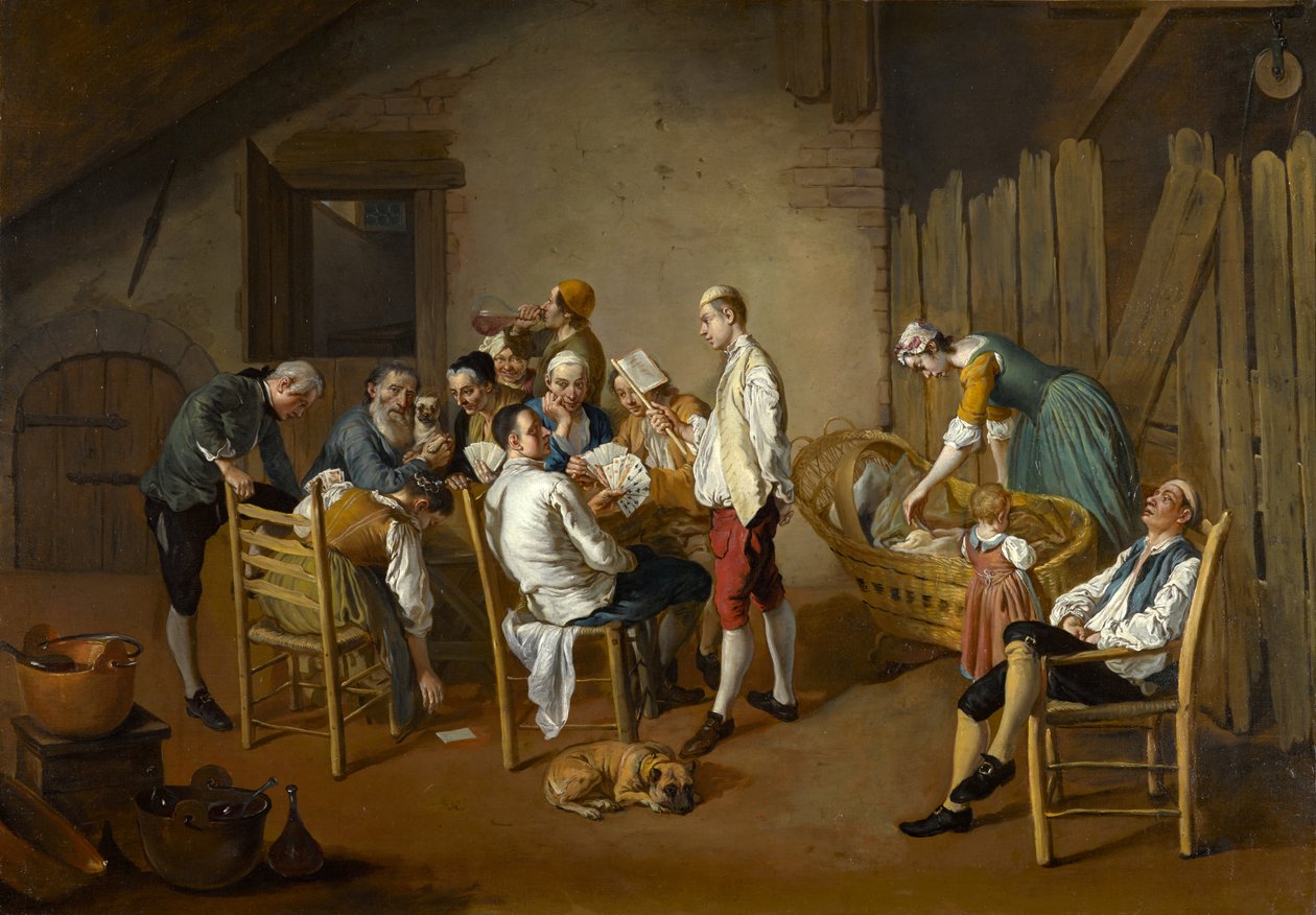 カードゲーム、c.1738-1750 作： ジャコモ・セルティ