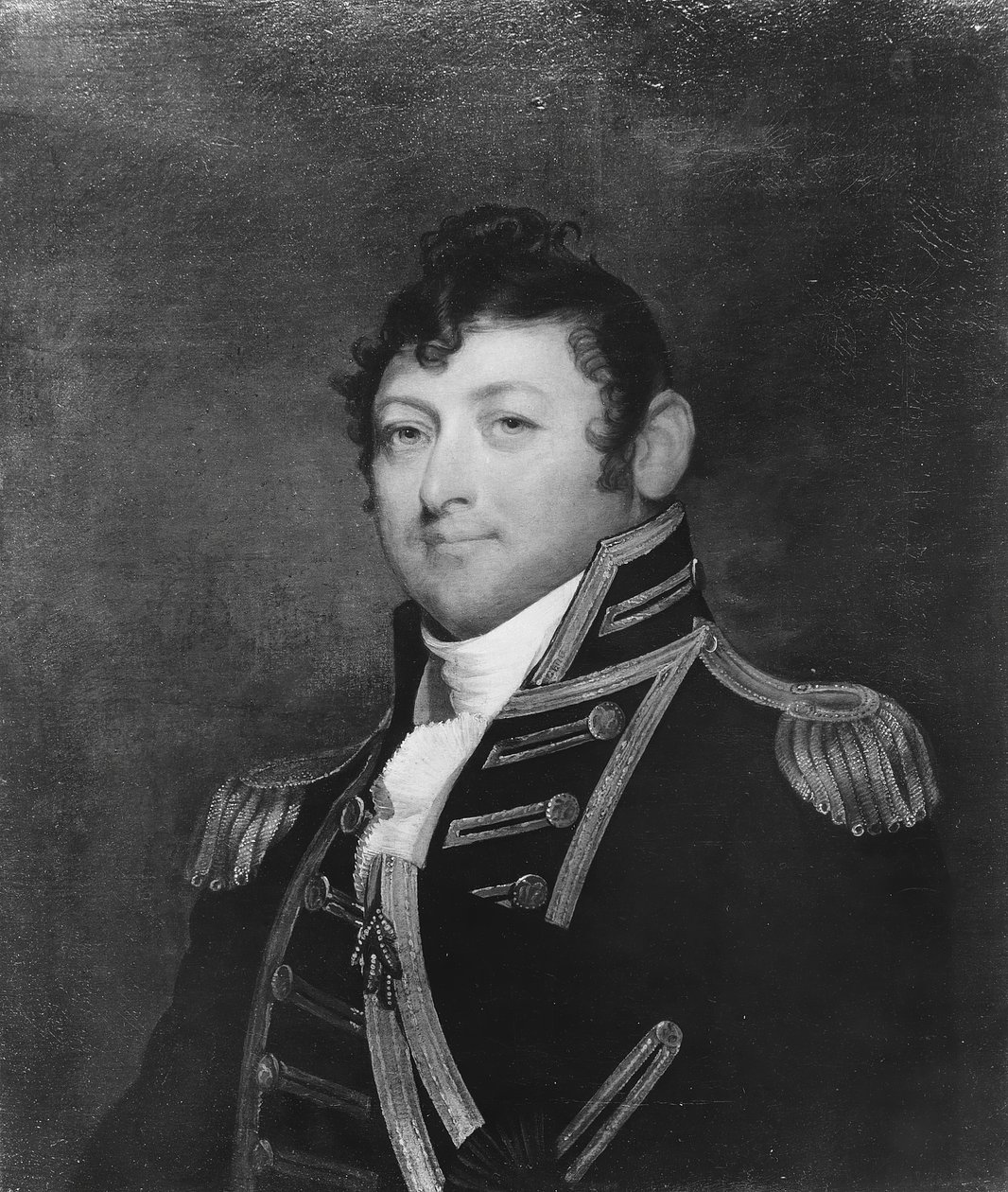 コモドールアイザックハル、1813-14年。 作： ギルバート・スチュアート