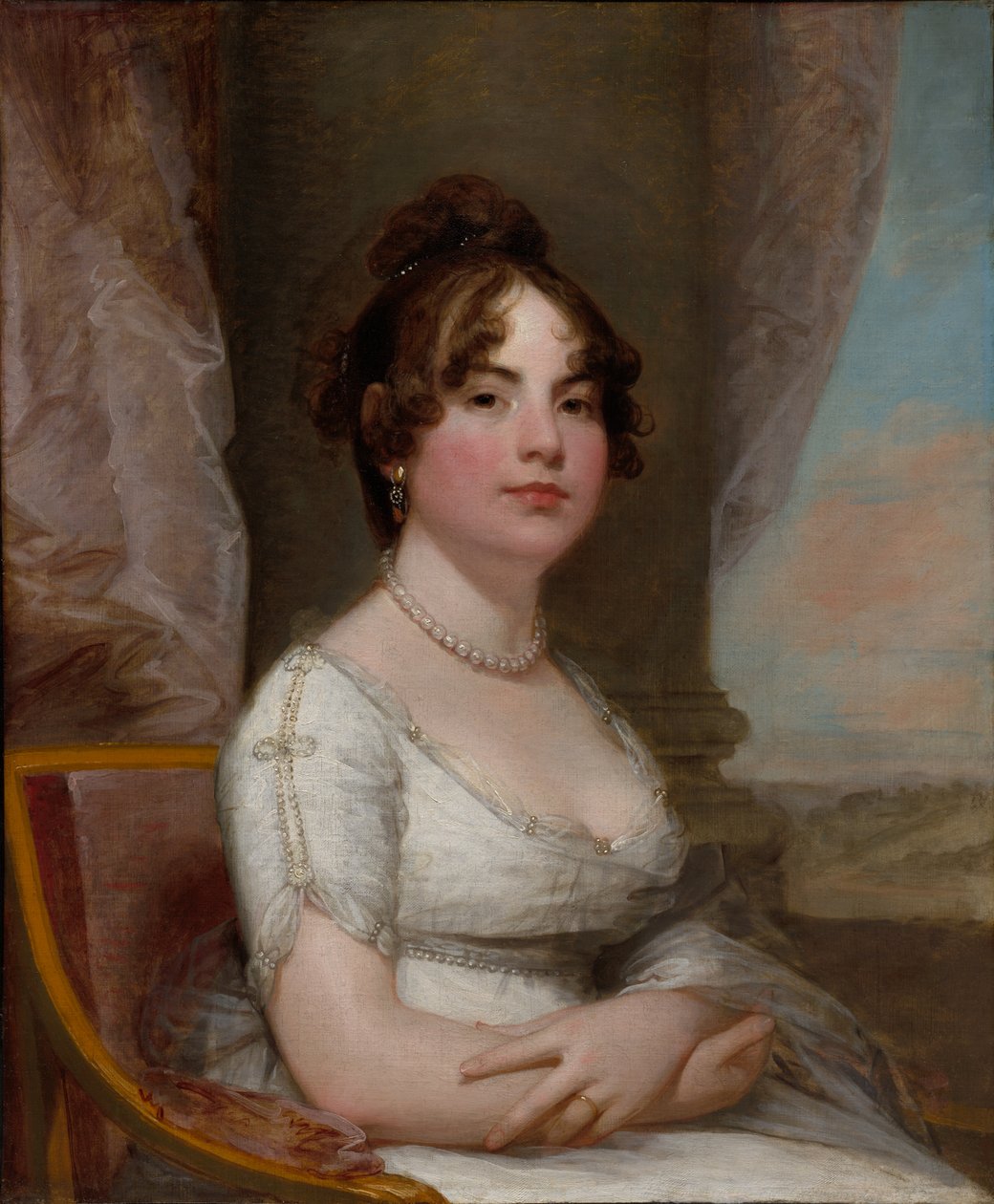 エリザベスベルツホーバーメイソン、c。 1803-1805。 作： ギルバート・スチュアート