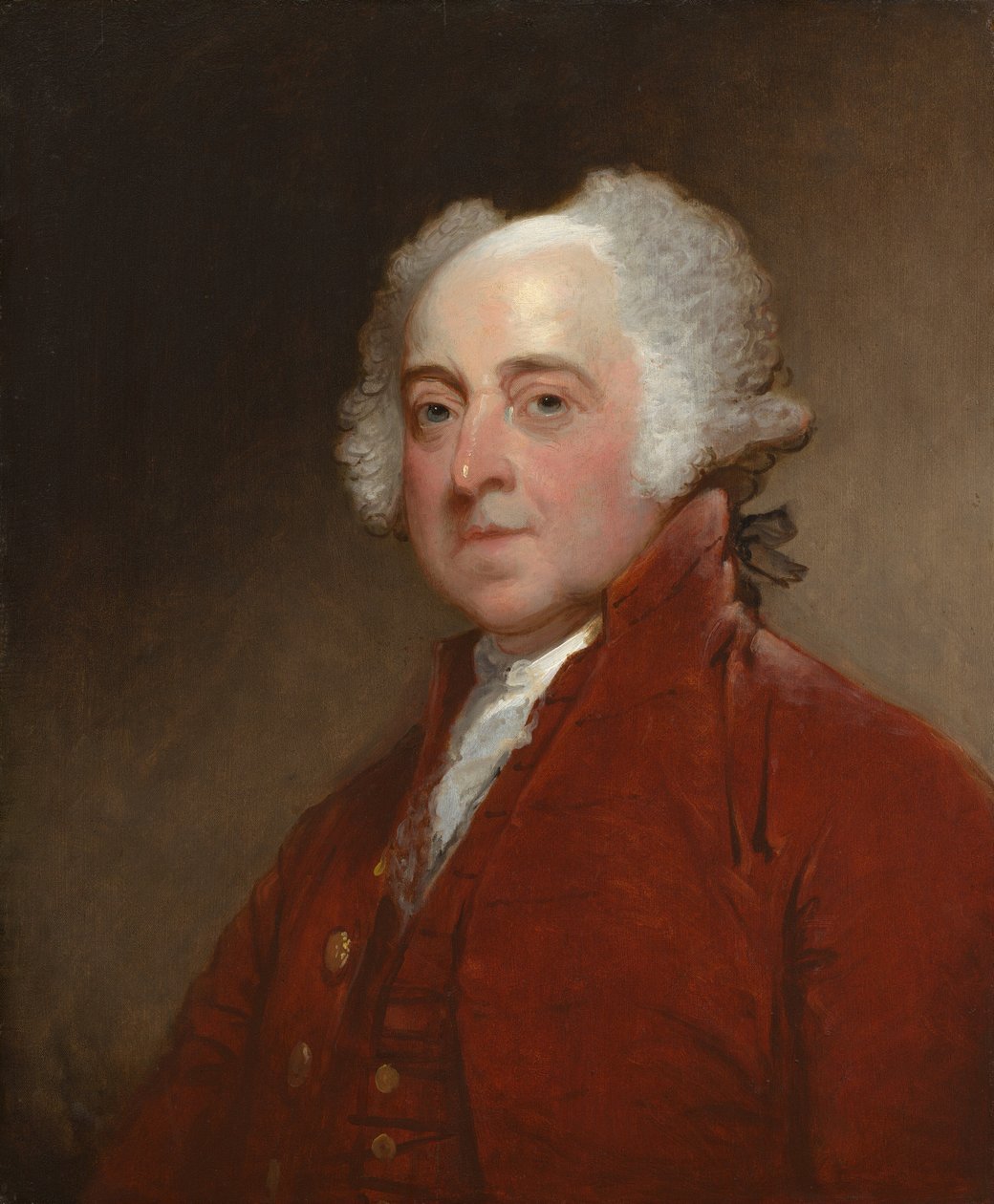 ジョン・アダムス、c。 1821年。 作： ギルバート・スチュアート